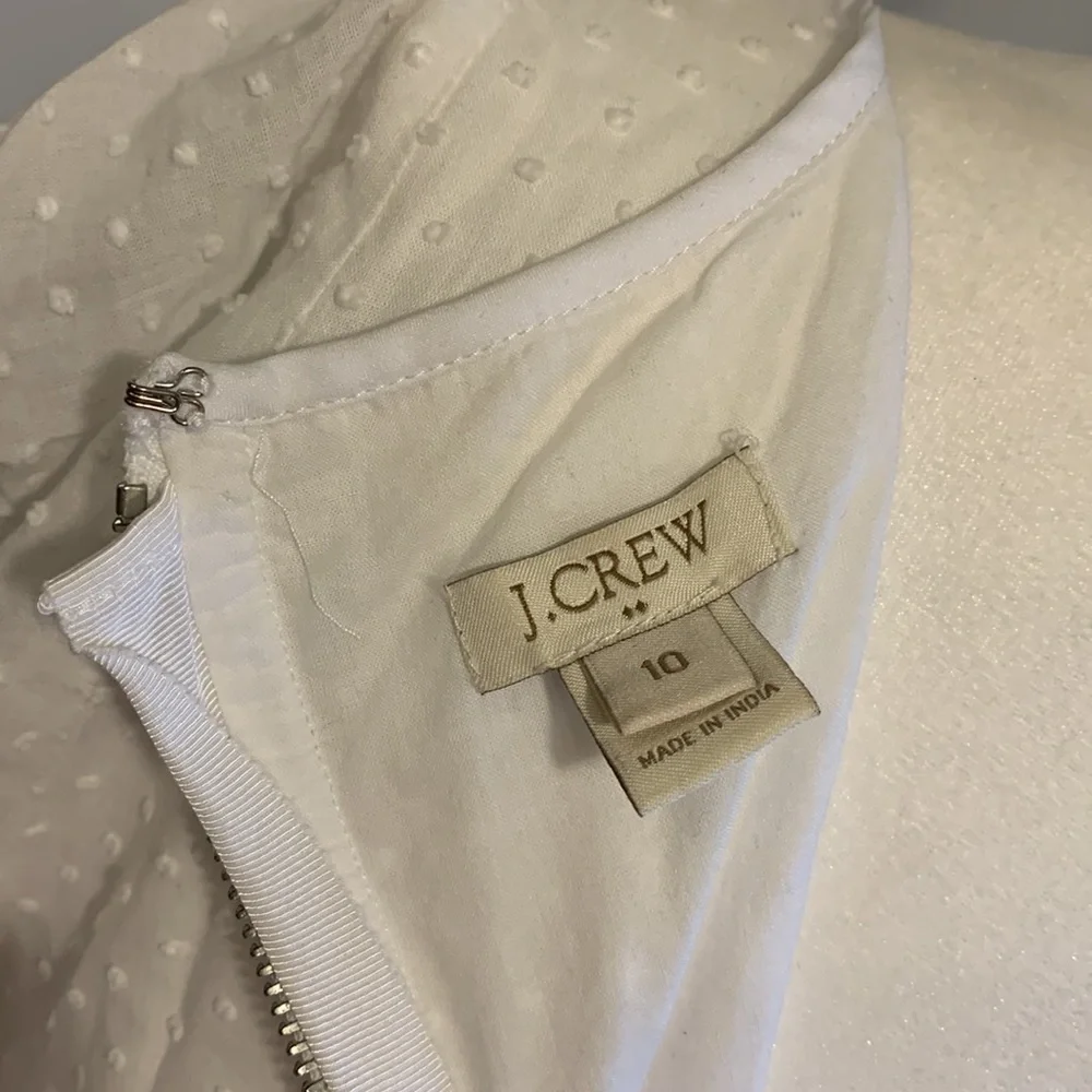 J.CREW White Dress - Size 10